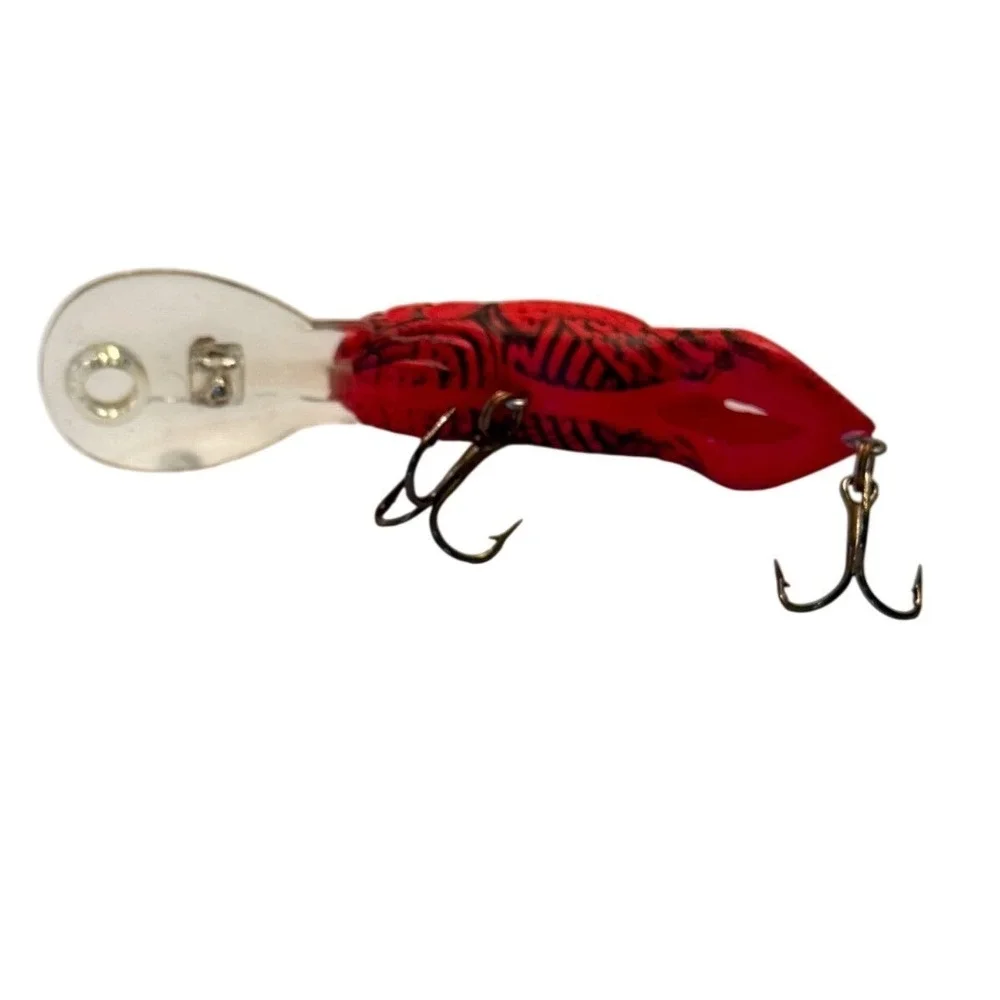 Rebel Wee-Crawfish Deep Diving Crankbait Fishing Lure Red Black‎ Craw